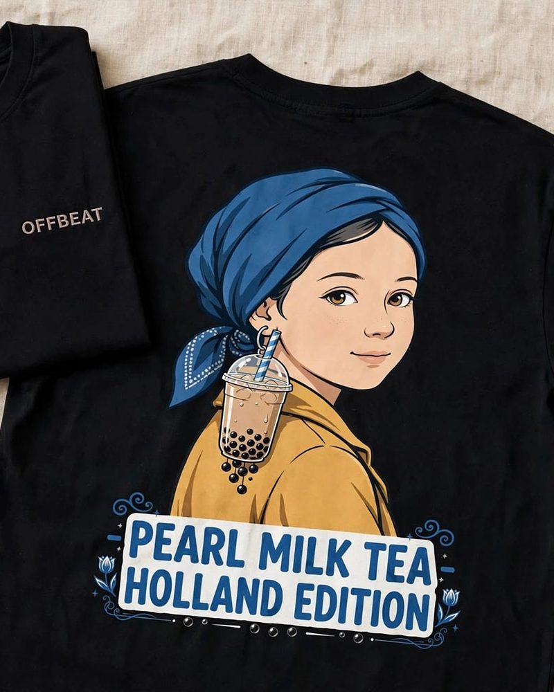 OFFBEAT Tee Pearl Milk Tea Girl