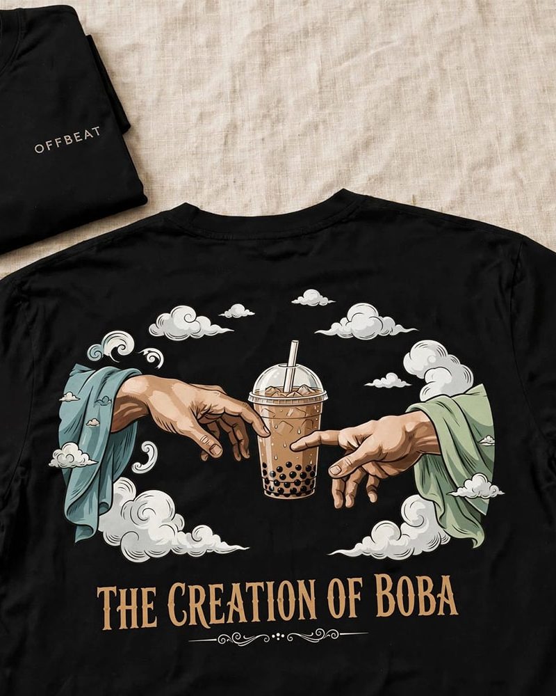 OFFBEAT Tee The creation of boba
