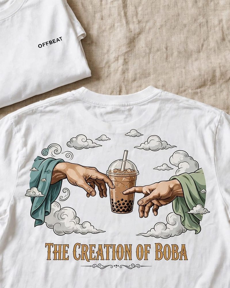 OFFBEAT Tee The creation of boba