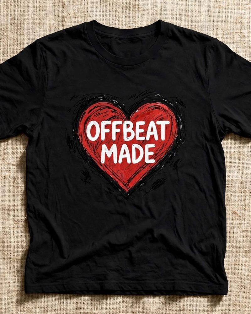 OFFBEAT Tee Hand Drawn Heart