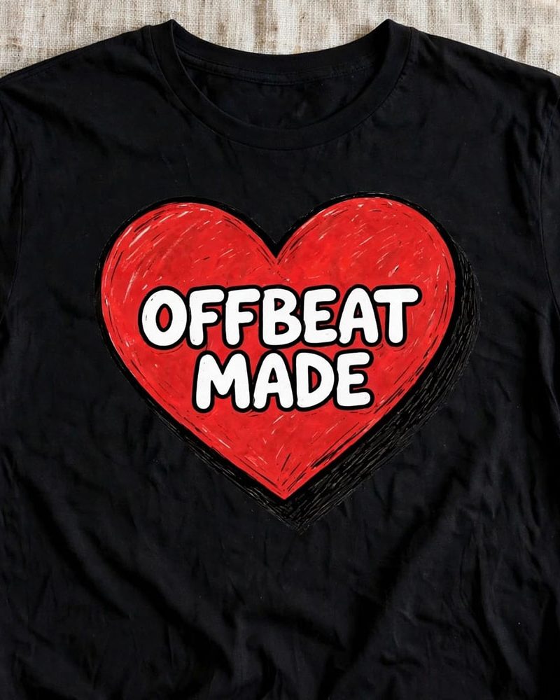 OFFBEAT Tee Graffiti Heart